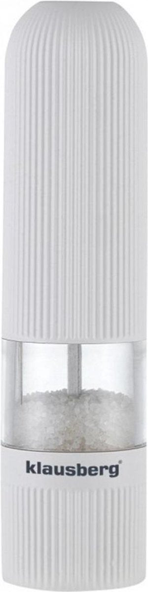 Top Choice - Moulin à poivre électrique - blanc - 19.5 cm