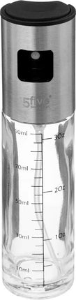 5Five Bouteille distributeur spray vinaigre/huile - verre - 100 ml - bouteilles d'huile d'olive