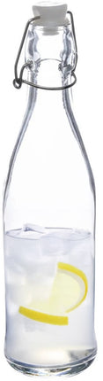 5Five Bouteille/bocal à étrier - verre - transparent - hermétique - 0.5 litre - bouteille d'eau - limonade