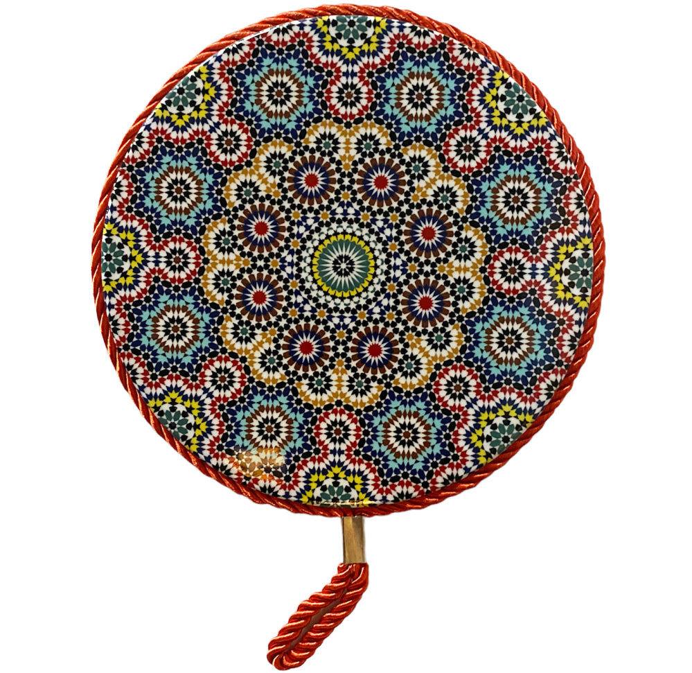 Colorful coaster mosaic patterns