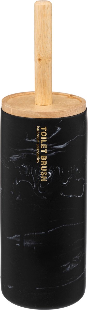 5Five Léa Brosse WC avec support Ø10xH38cm - Noir