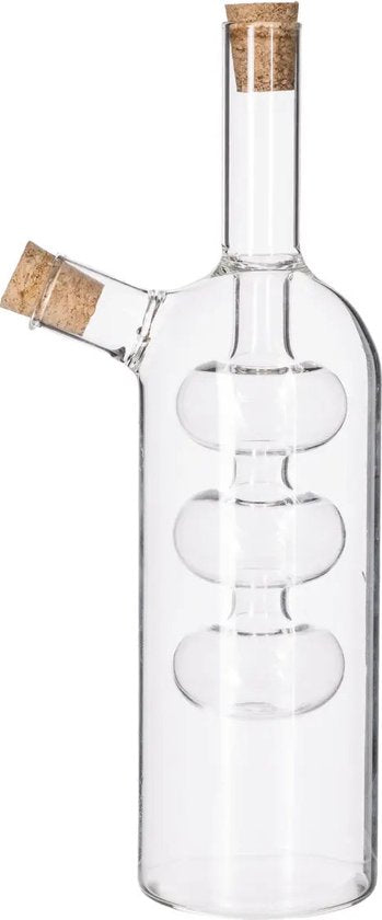 5Five Vinegar / Oil bottle luxury table set dispenser - glass - Designer shape - olive oil bottles