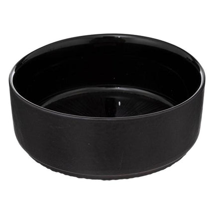 Set de tapas Astra - Plat de service en verre 6 pièces - 34x5 cm - Noir
