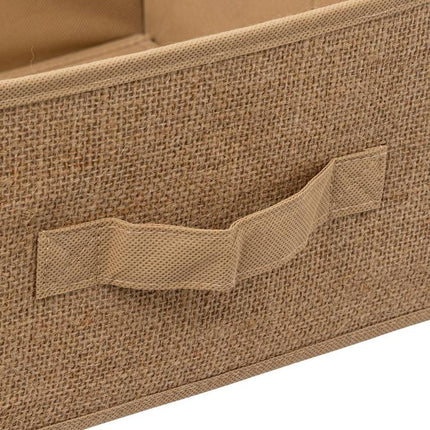 5Five Panier en jute marron - 31 x 31 x 15 cm (M)