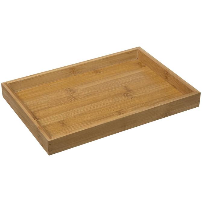 Secret de Gourmet bamboo porcelain appetizer set - 6 bowls + wooden tray