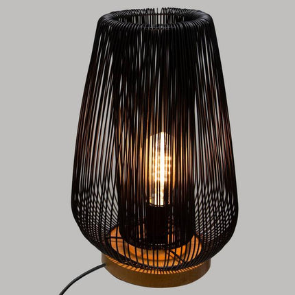 Lampe de table Noda - Fil Métallique Noir - 40.5 cm