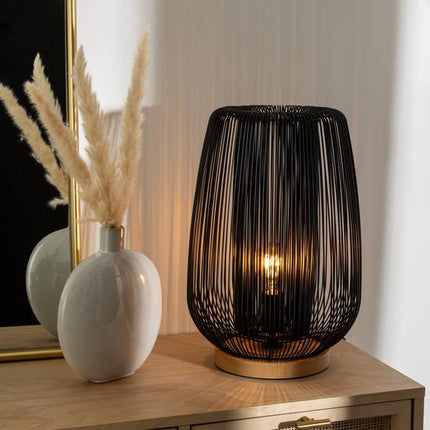 Lampe de table Noda - Fil Métallique Noir - 40.5 cm
