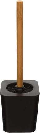 Brosse WC avec support - Noir - Bambou - Support brosse WC - Brosse de toilette | Maison / Horeca