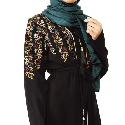 Abaya Modeste Brodée