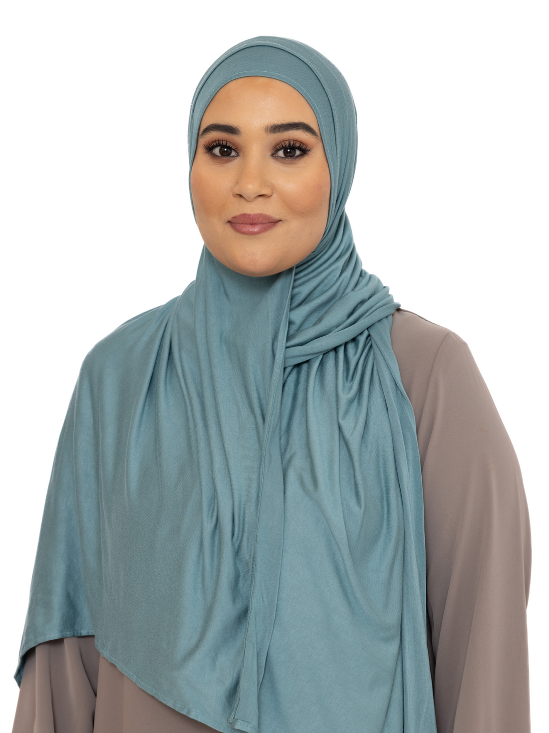 Katoenen stretch sjaal – hoofddoek van katoen, niet doorschijnend, 170 x 60 cm – foto 26