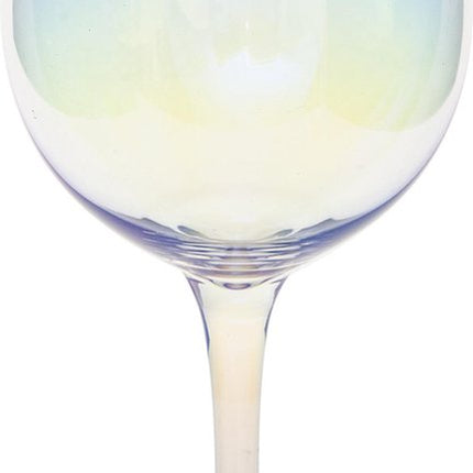 Secret de gourmet Verres à vin irisés lot de 6 - Fantaisie - Couleur arc-en-ciel