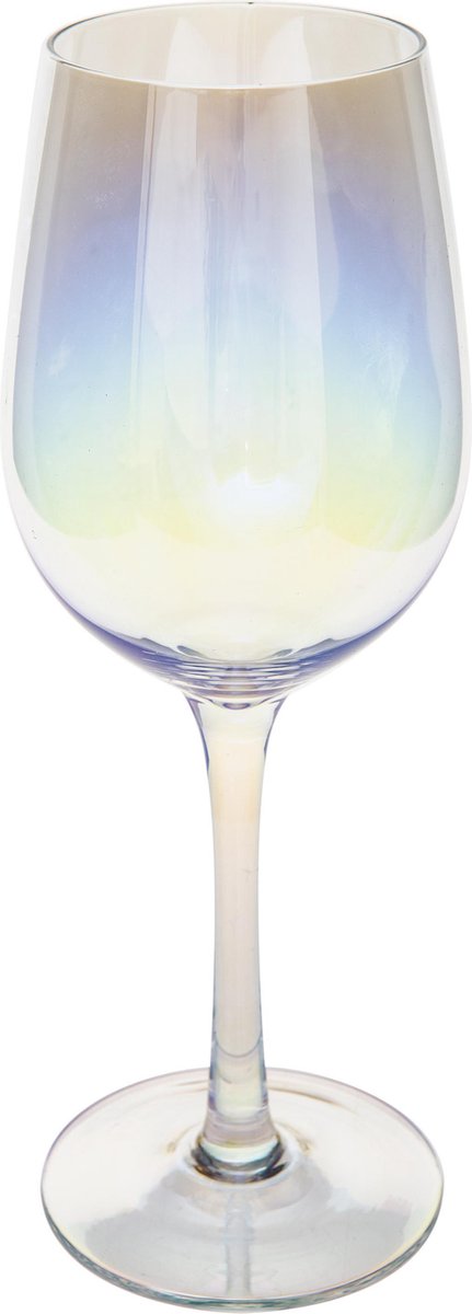 Secret de gourmet Verres à vin irisés lot de 6 - Fantaisie - Couleur arc-en-ciel