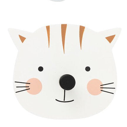 Atmosphera Kids Patères Animaux - Lot de 3 - Souris, chat et chien - Multicolore