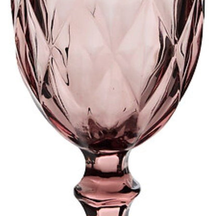 Glazen - Cocktailglas - Set van 6 - Glazen - Elegant Design - Voor Wijn & Feestelijke Gelegenheden - Vaatwasserbestendig - 235ml - Roze
