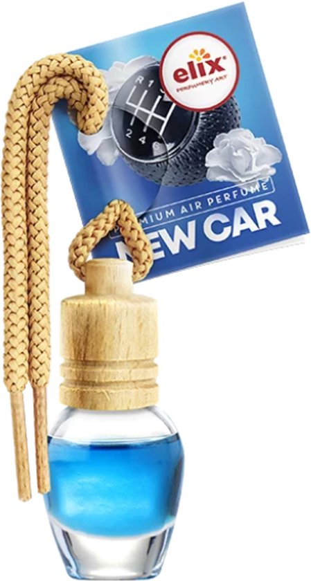 Elix auto luchtverfrisser New Car – houten geurhanger, 8 ml – foto 2