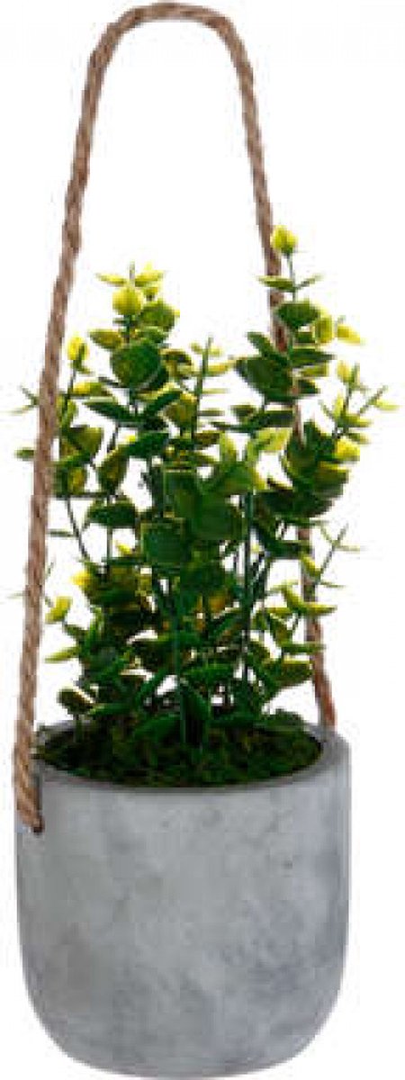 Kunstplant cement pot