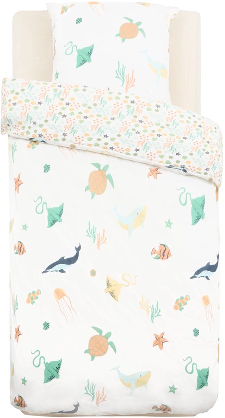 Atmosphera Kids Sea Dekbedovertrek set met 1 kussensloop 140 x 200 cm / 65 x 65 cm