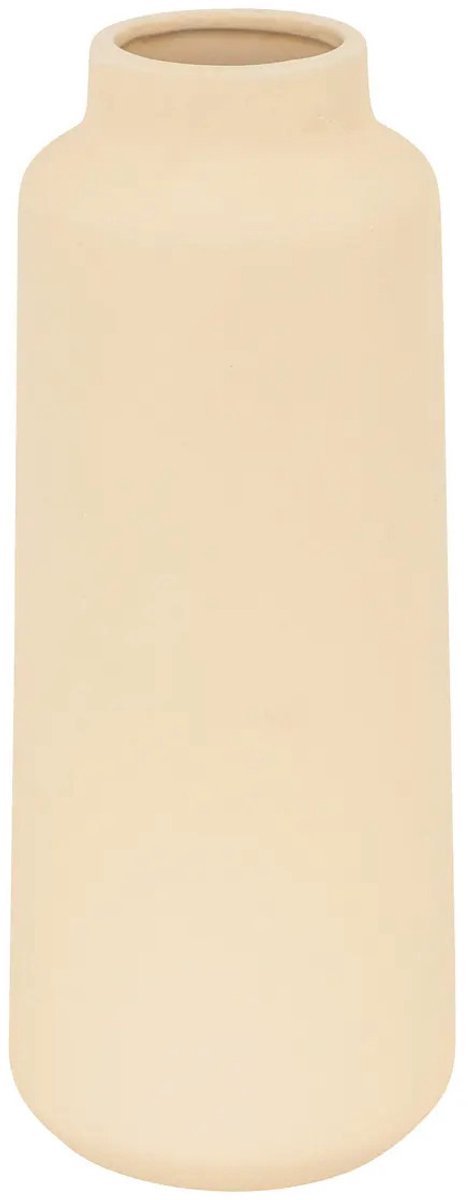 Atmosphera Vase Fleurs Emporor - beige mat - céramique - D12 x H30 cm - tiges et bouquets