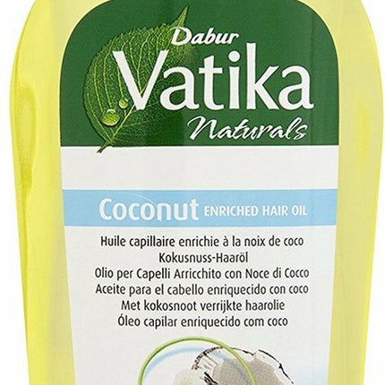 Dabur Vatika Huile capillaire à la noix de coco 200 ml