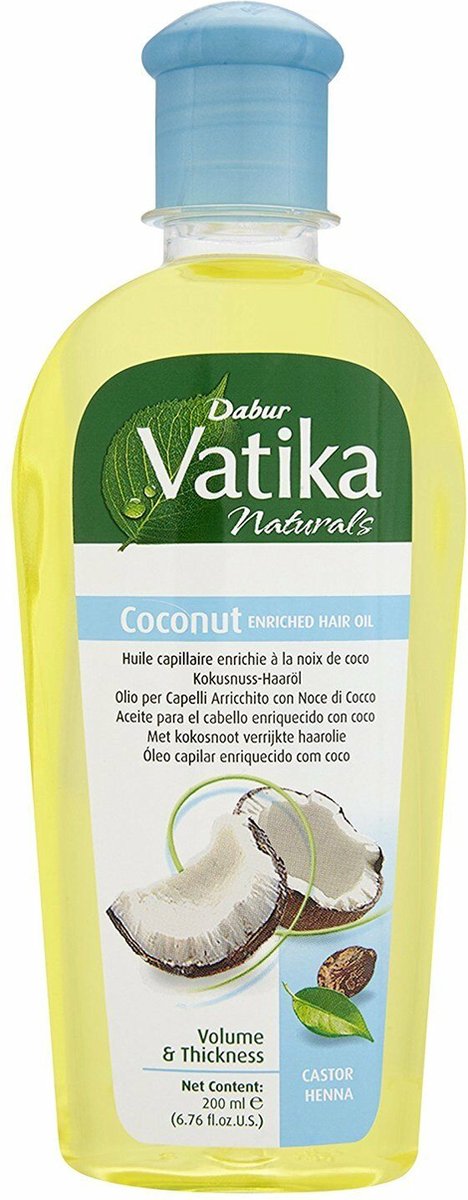 Dabur Vatika Huile capillaire à la noix de coco 200 ml