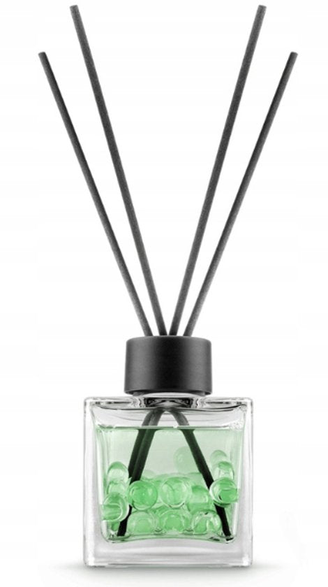 Elix - Reed Diffuser - Reed Diffuser with Beads - Air Freshener - Interior Fragrance Diffuser – Long-lasting Reed Diffuser - Decorative Aroma Diffuser - for Living Room & Bathroom - 100 ml - Vineyard Essence