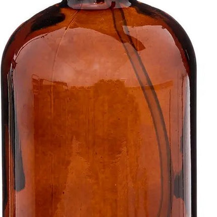 5Five Vaporisateur - d'une capacité de 450 ml - verre - marron transparent - tête de pulvérisation - 21 cm
