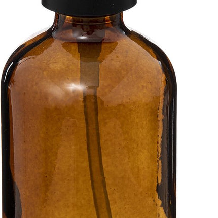 5Five Distributeur/pompe à savon – verre – marron – 250 ml – rechargeable – toilettes/cuisine/salle de bain