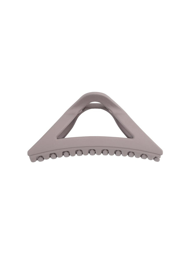 Pince à Cheveux Triangulaire - Pince à Cheveux en Plastique Camel - 11,5 cm
