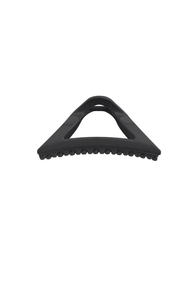 Pince à Cheveux Triangle Noir – Design Estival – Plastique – 11,5 cm