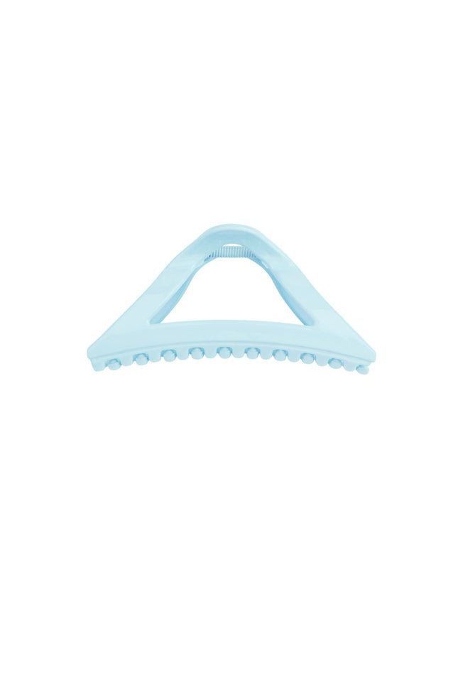 Pince à Cheveux Triangulaire Bleu Clair – Design Estival – Plastique – 11,5 cm