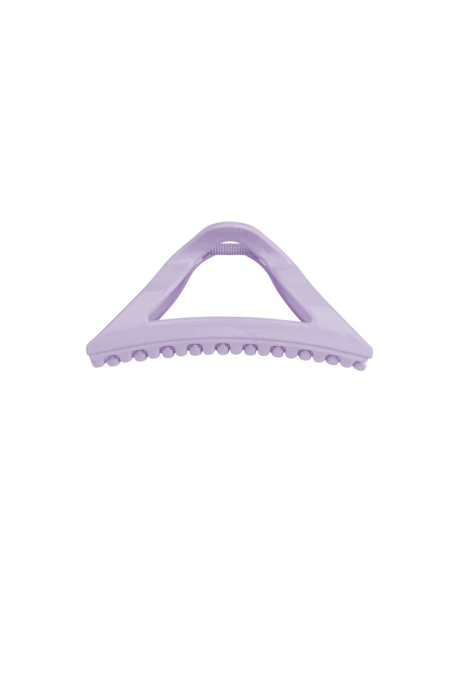 Pince à cheveux triangle violet – Design estival – Plastique – 11,5 cm