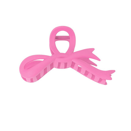 Pince à cheveux On Fleek Fuchsia - Pince à cheveux en plastique - 11 cm - Accessoire rose vif - Pince à cheveux - Rose vif