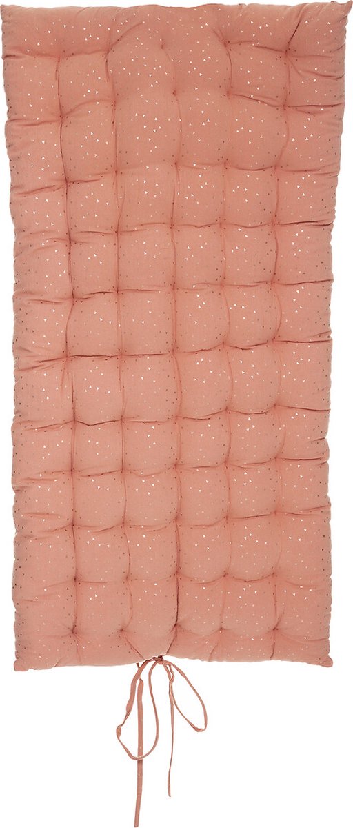 Matelas de sol Atmosphera Kids Oya triangles or - 120x60x5cm - Terracotta