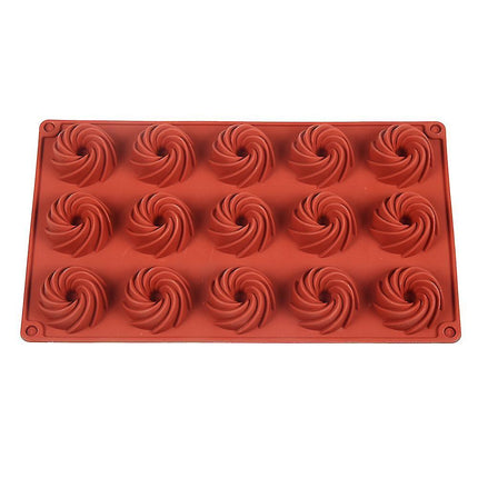 Moule à manqué en silicone Yasmin - 15 cavités
