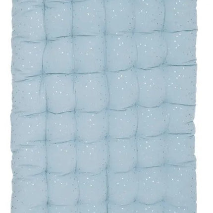 Coussin de sol matelas Atmosphera - bleu - polyester/coton - 120 x 60 x 5 cm - Extra long - jeu - gaming - relaxation - exercices