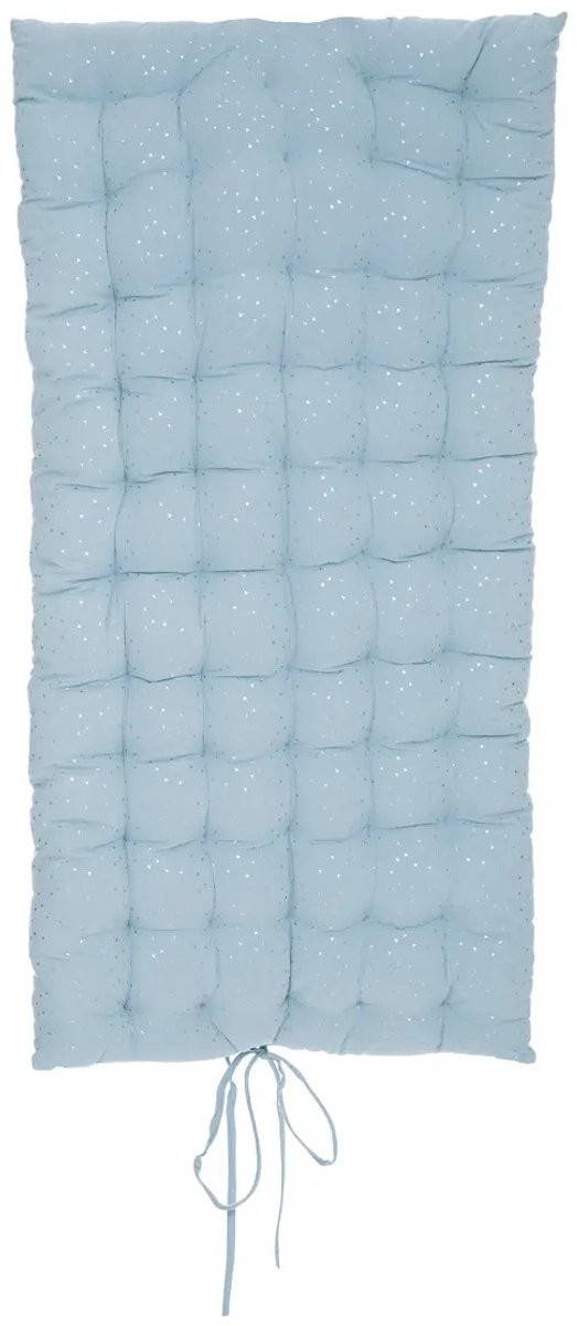 Coussin de sol matelas Atmosphera - bleu - polyester/coton - 120 x 60 x 5 cm - Extra long - jeu - gaming - relaxation - exercices