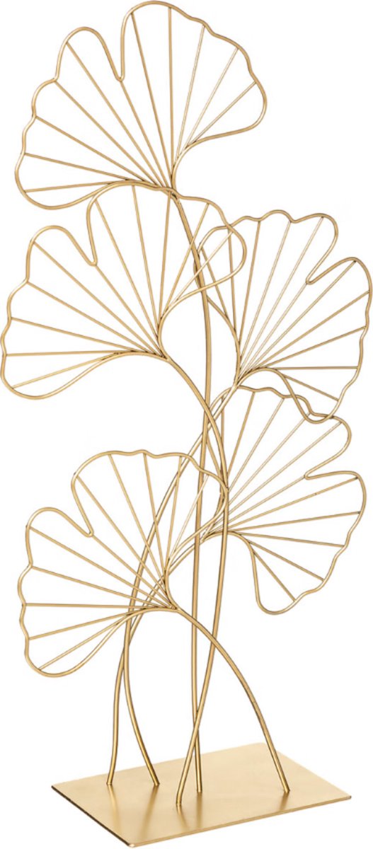 Decoratieve gouden bladeren met voet