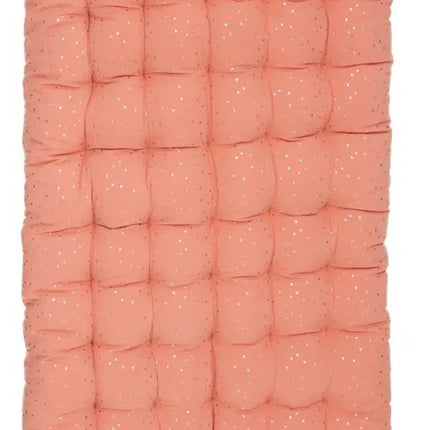 Coussin de sol Atmosphera Matelas - Rouge brique - polyester/coton - 120 x 60 x 5 cm - Extra long - jouer - gamer - se détendre - exercices