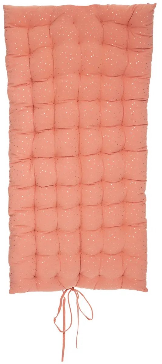 Coussin de sol Atmosphera Matelas - Rouge brique - polyester/coton - 120 x 60 x 5 cm - Extra long - jouer - gamer - se détendre - exercices