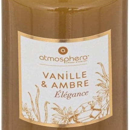 Atmosphera recharge pour diffuseur de parfum vanille et ambre, 200 ml