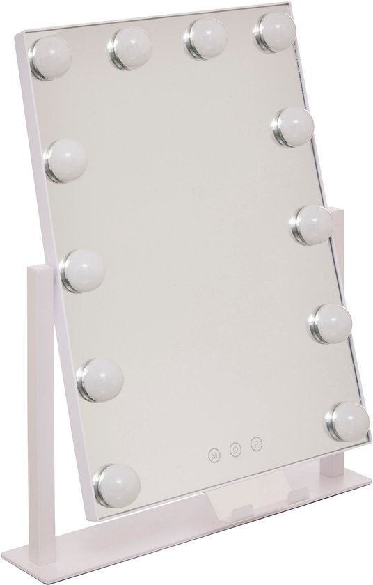 5Five Pivoting LED Makeup Mirror - 35 x 7 x 43 cm - White
