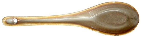MPLCo - Ramen Spoon - Ceramic Ramen Spoon - Asian Soup Spoon - Japanese Noodle Spoon - For Ramen, Soup, Broth & Noodles - Dishwasher, Oven & Microwave Safe - 16 x 4.5 cm - Light Brown