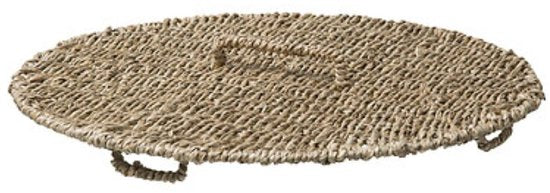 Rieten wasmand rond 41 liter – met katoenen waszak, Ø 38 x 55 cm, bruin – foto 4