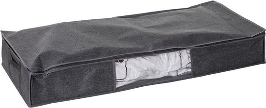 5Five opbergzak voor dekbed met vacuümzak – antraciet, 100 x 45 x 15 cm