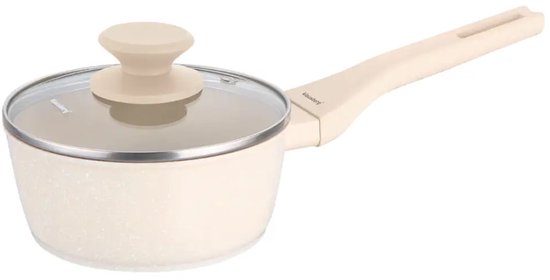 Klausberg pannenset crème – koekenpan 24 cm en steelpan 16 cm met deksel – foto 4