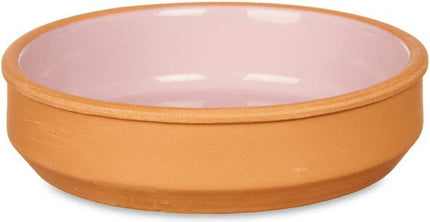 La Dehesa - Tapas / Creme brulee schaaltjes - 8x stuks - terracotta/roze - 16 x 4 cm - serveerschaaltjes - hapjes - voedsel