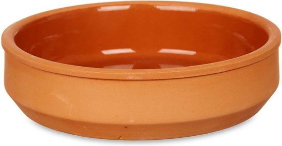 La Dehesa - Tapas / Creme brulee schaaltjes - 8x stuks - terracotta / bruin - 16 x 4 cm - serveerschaaltjes - hapjes - voedsel