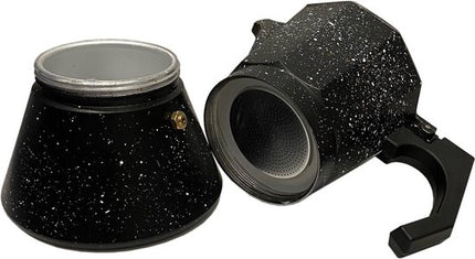 Cafetière espresso en aluminium - percolateur 9 tasses – noir
