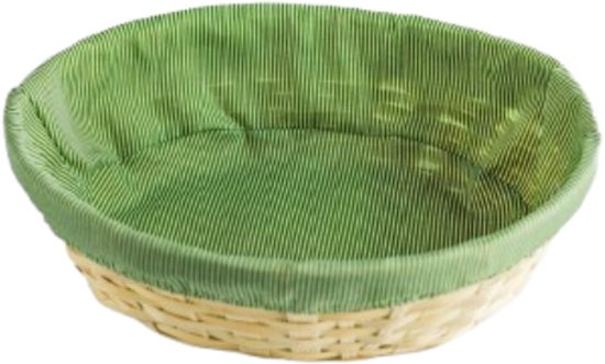 MPLCo Bambus-Aufbewahrungskorb mit Deckel – Oval – 29 x 21 cm