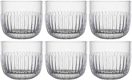 Ouessant Bodega Glas - 6-delige Glazen Set - voor Water & Frisdrank - 220ml - Rond - Transparant
